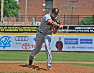 Rheault has excelled out of the bullpen for the Shorebirds in 2014